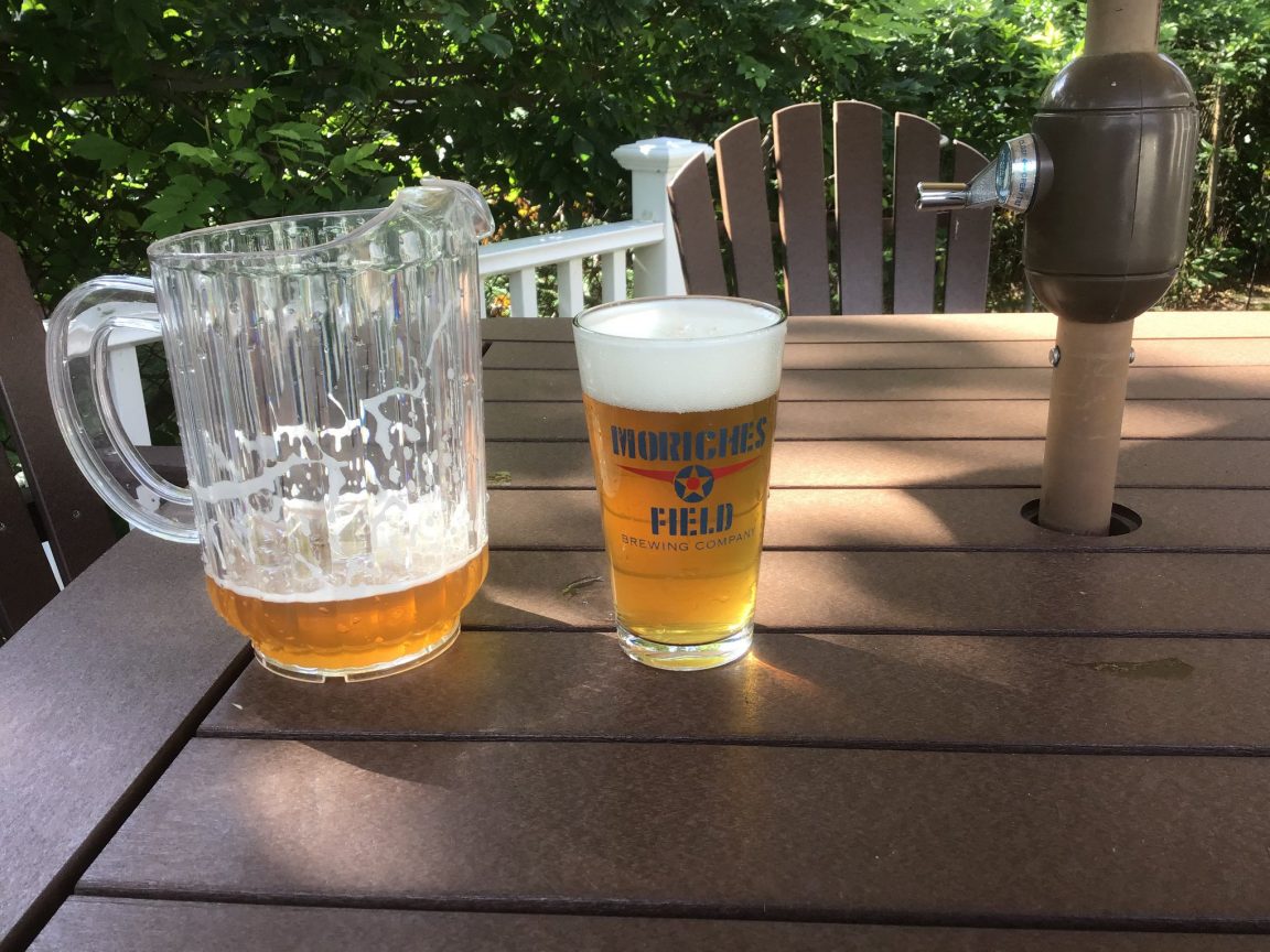 Moriches Field beer glasses