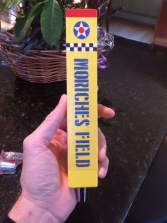 Moriches Field beer tap handles