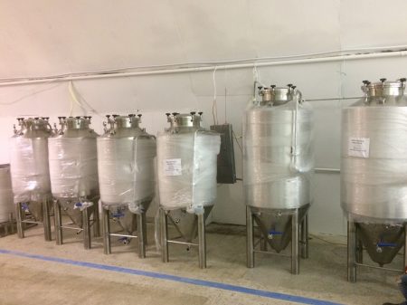 Picture of new fermenters for beer