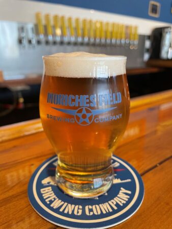 Sample Glass of Beer at Moriches Field Brewing Company