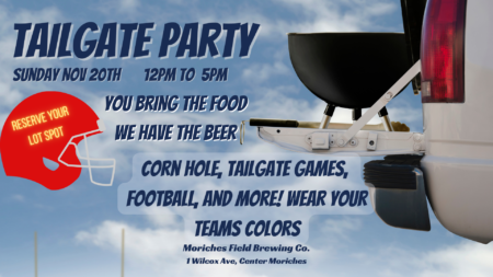 Tail Gate Party at Moriches Field! @ Moriches Field Brewing Co | Center Moriches | New York | United States